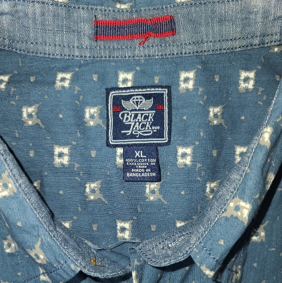 New with Tags • Black Jack Men's Casual Button‑Down Shirt - Picture 4 of 6